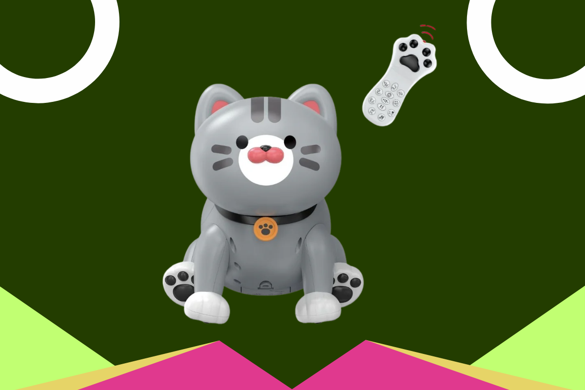 Robot Mèo Puffy – Đồ chơi an toàn cho bé